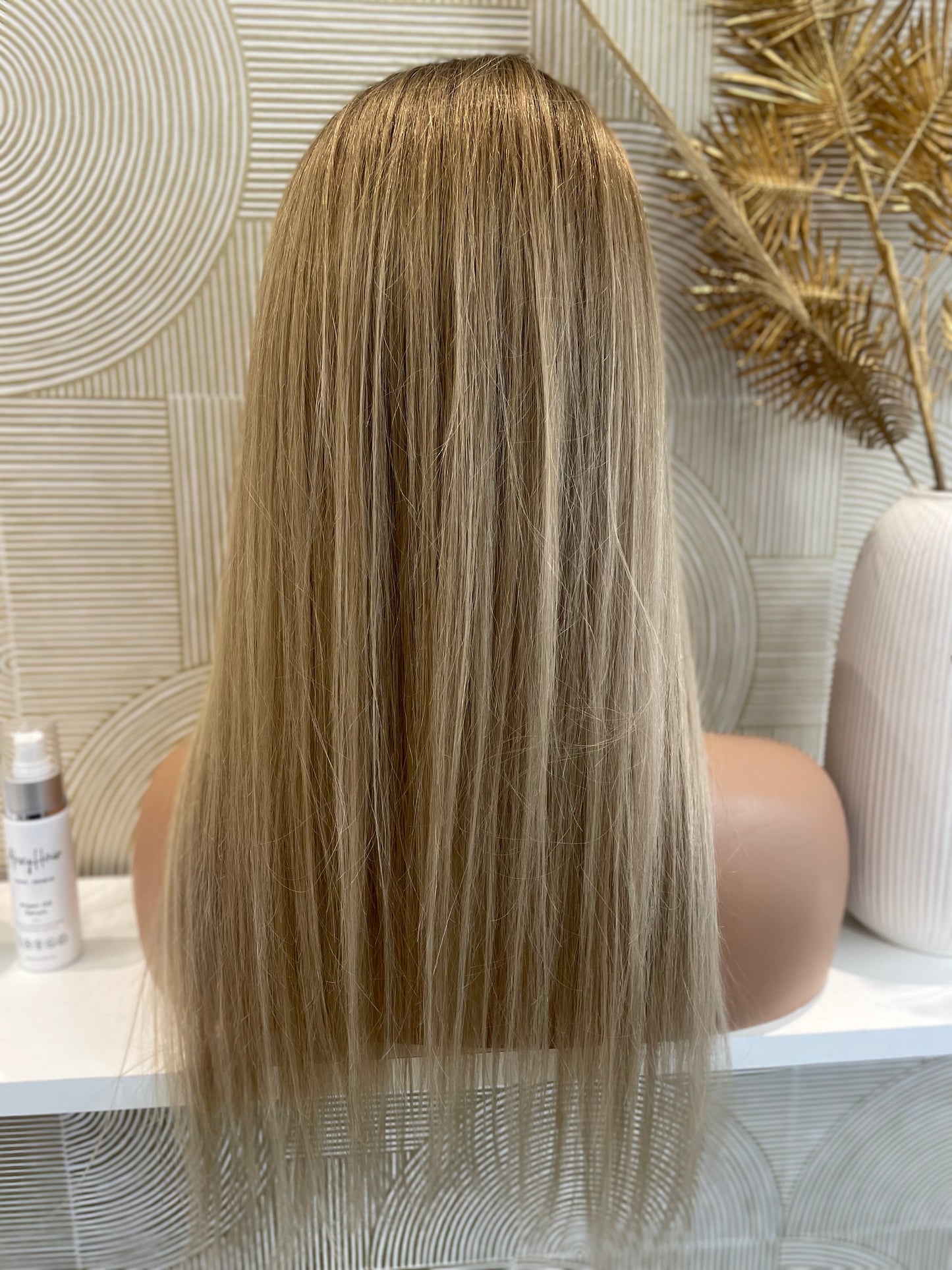 .Topper Mandy - 5x5 inch lace base / 150 % / 22 inch / russian hair