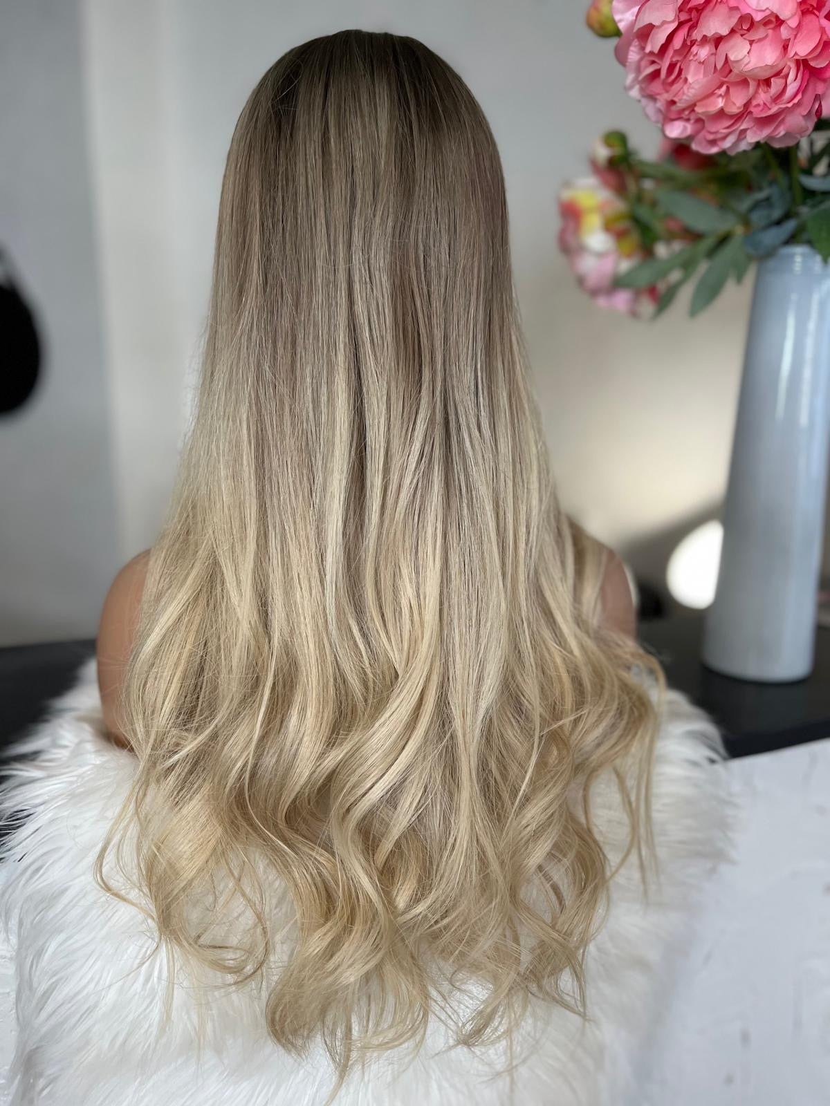 Helena - illusion + lace top / 26 inch / 150% Volume / european hair / small