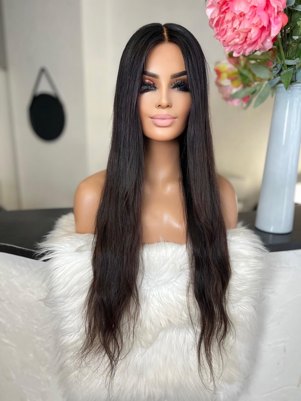 Gloria - Integral + lace top / 28 inch / 130 % Volume / european hair / small