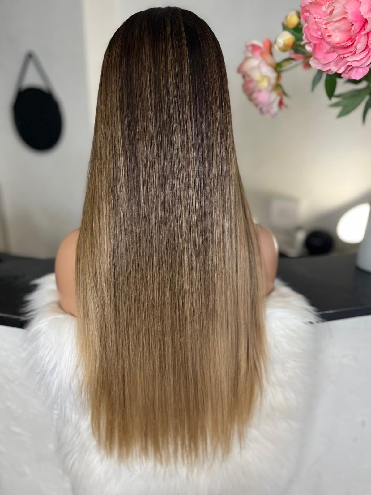 Ranelle - confort integral illusion + lace top / 28 inch / 180% Volume / european hair / small (Copie)