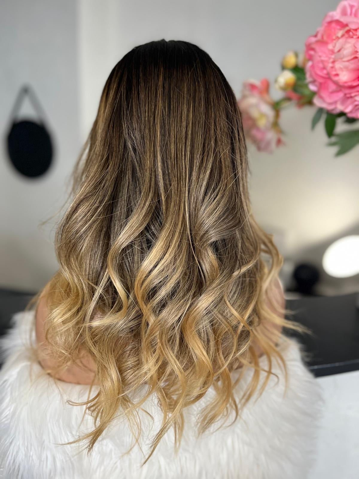 Charline - confort integral illusion + lace top / 20 inch / 150% Volume / european hair / small (Copie) (Copie) (Copie)