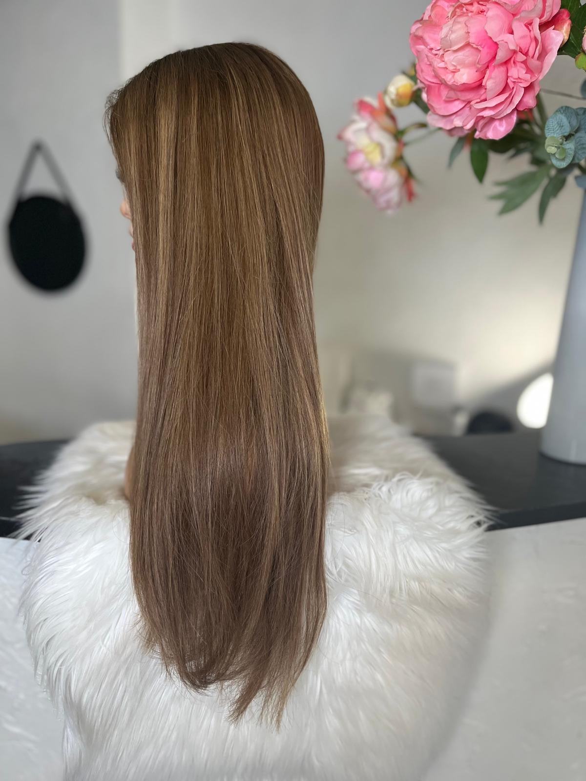 Ivana - confort integral illusion + lace top / 26 inch / 150% Volume / european hair / small