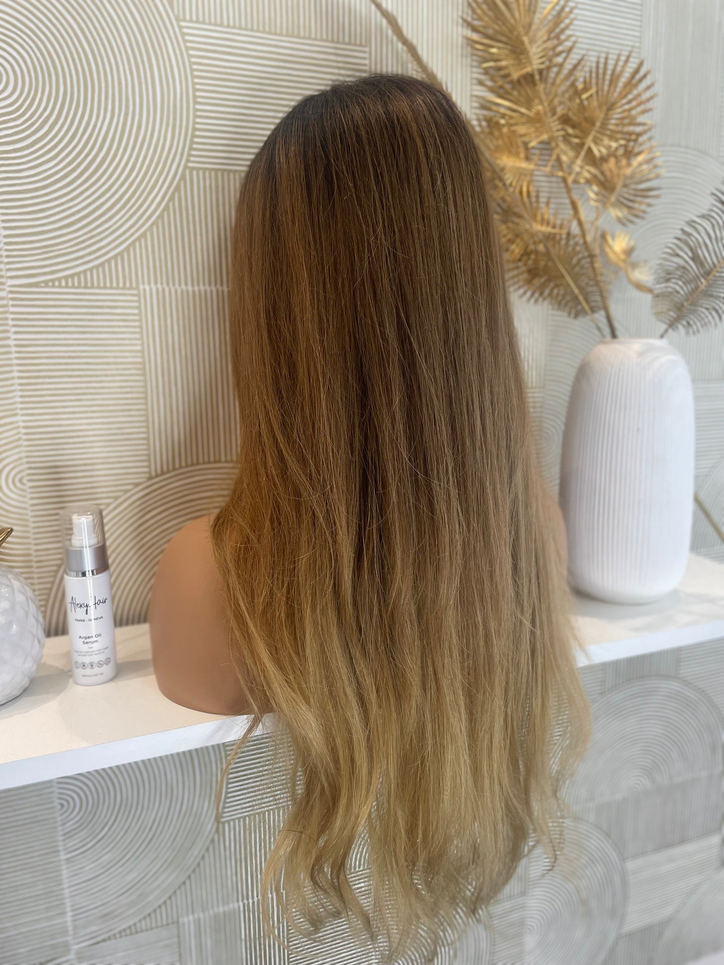 Pamela - illusion integral + lace top / 24 inch / 150 % Volume / European hair / sm