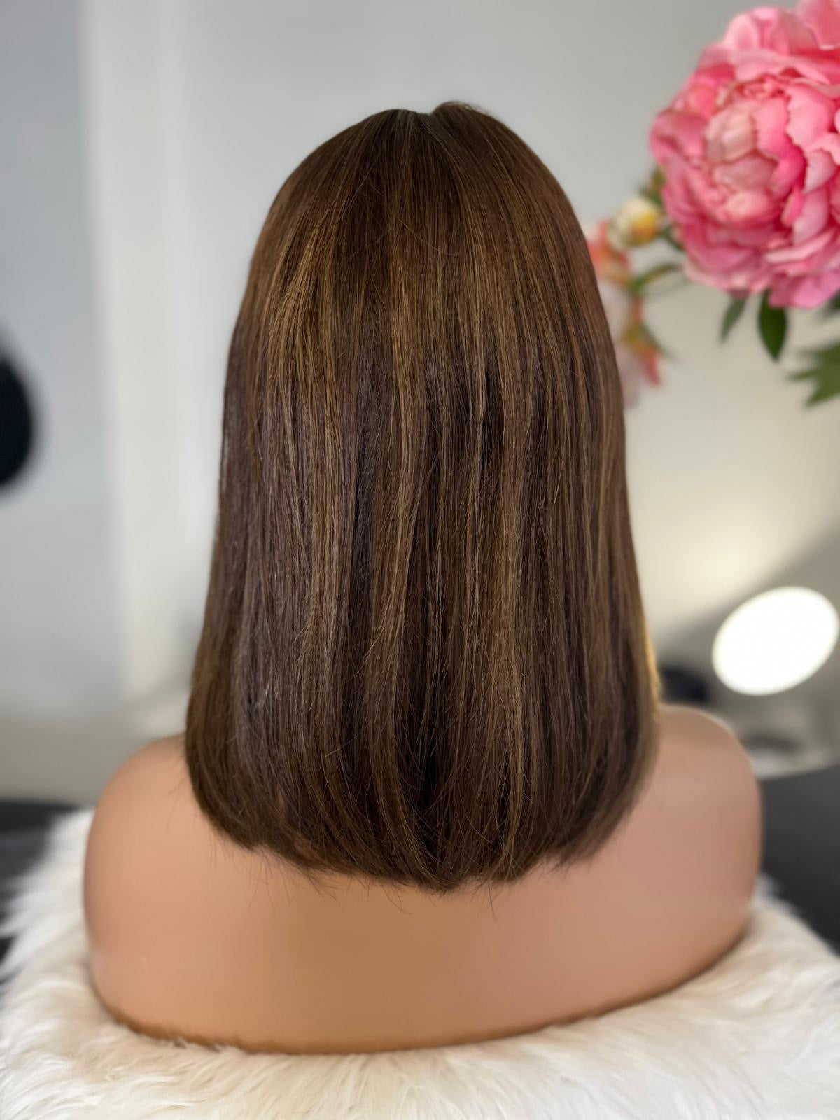 Berenice - confort integral illusion + lace top / 14 inch / 150% Volume / european hair / small