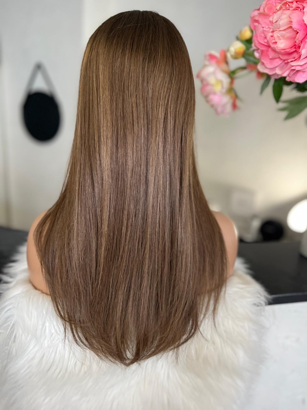 Karine - confort integral illusion + lace top / 20 inch / 150% Volume / european hair / small (Copie)