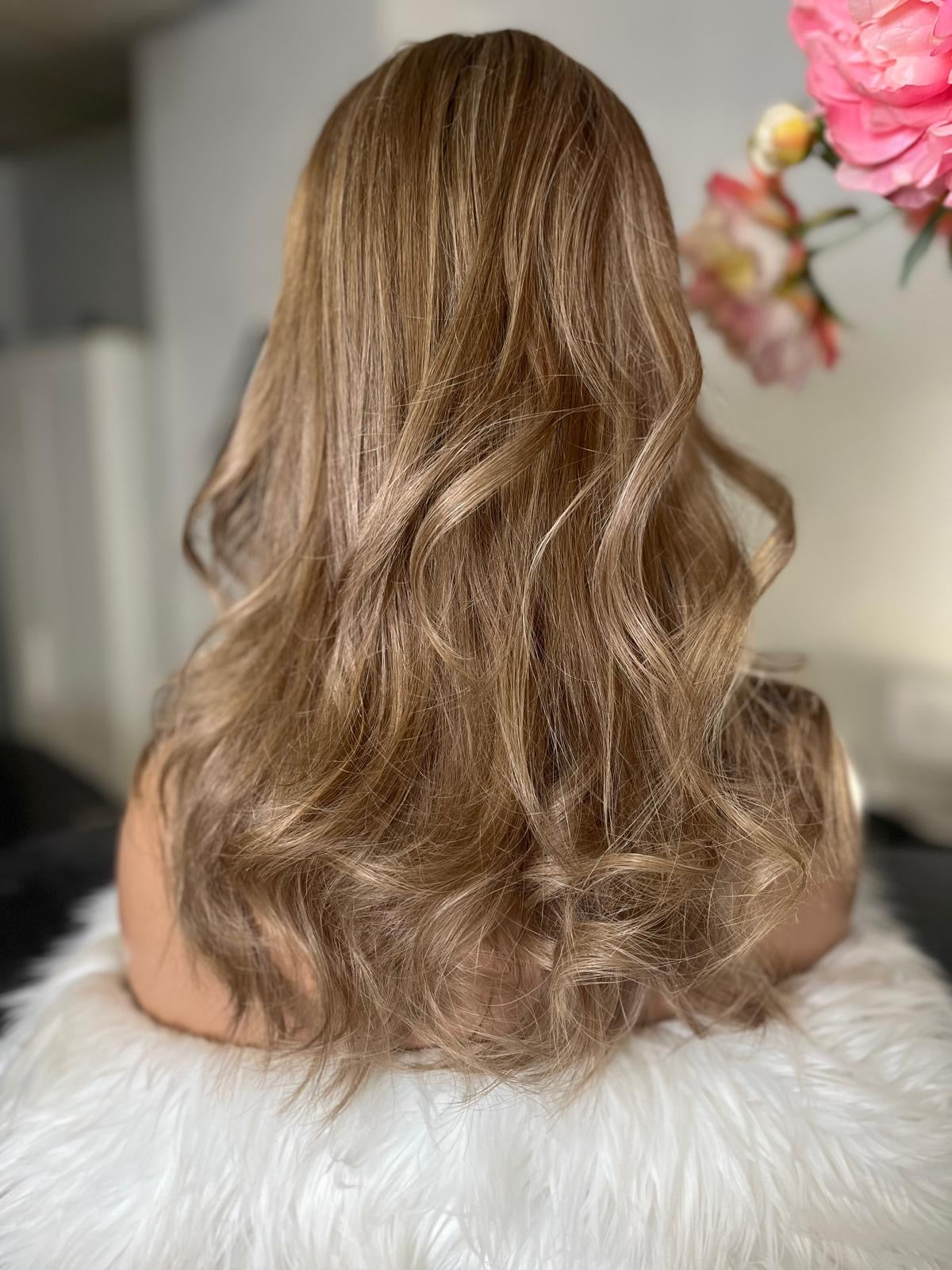 Cindy - confort integral illusion + lace top / 16 inch / 150% Volume / european hair / small