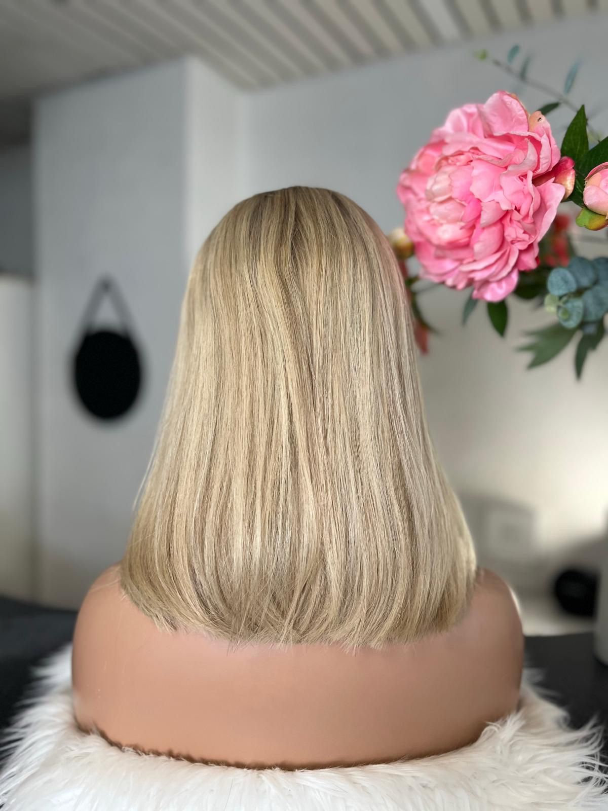 Jude-  confort integral illusion + lace top / 14 inch / 150% Volume / european hair / small