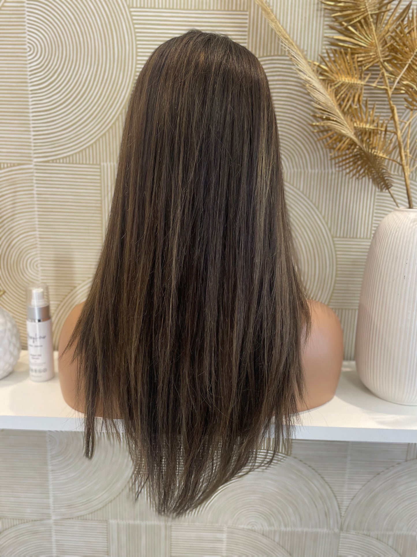 .Chyna - integral comfort / 20 inch / 130% volume / European natural wavy hair / Small