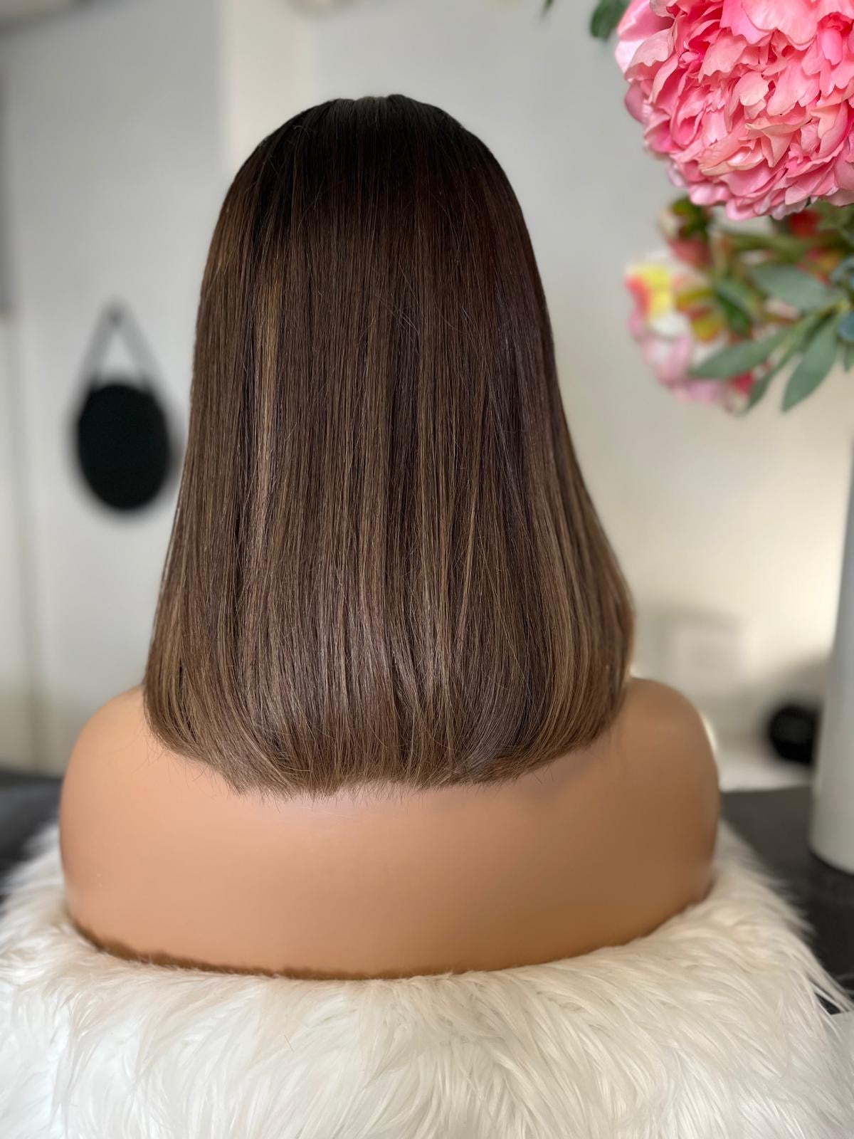 Sonia - confort integral illusion + lace top / 14 inch / 150% Volume / european hair / small