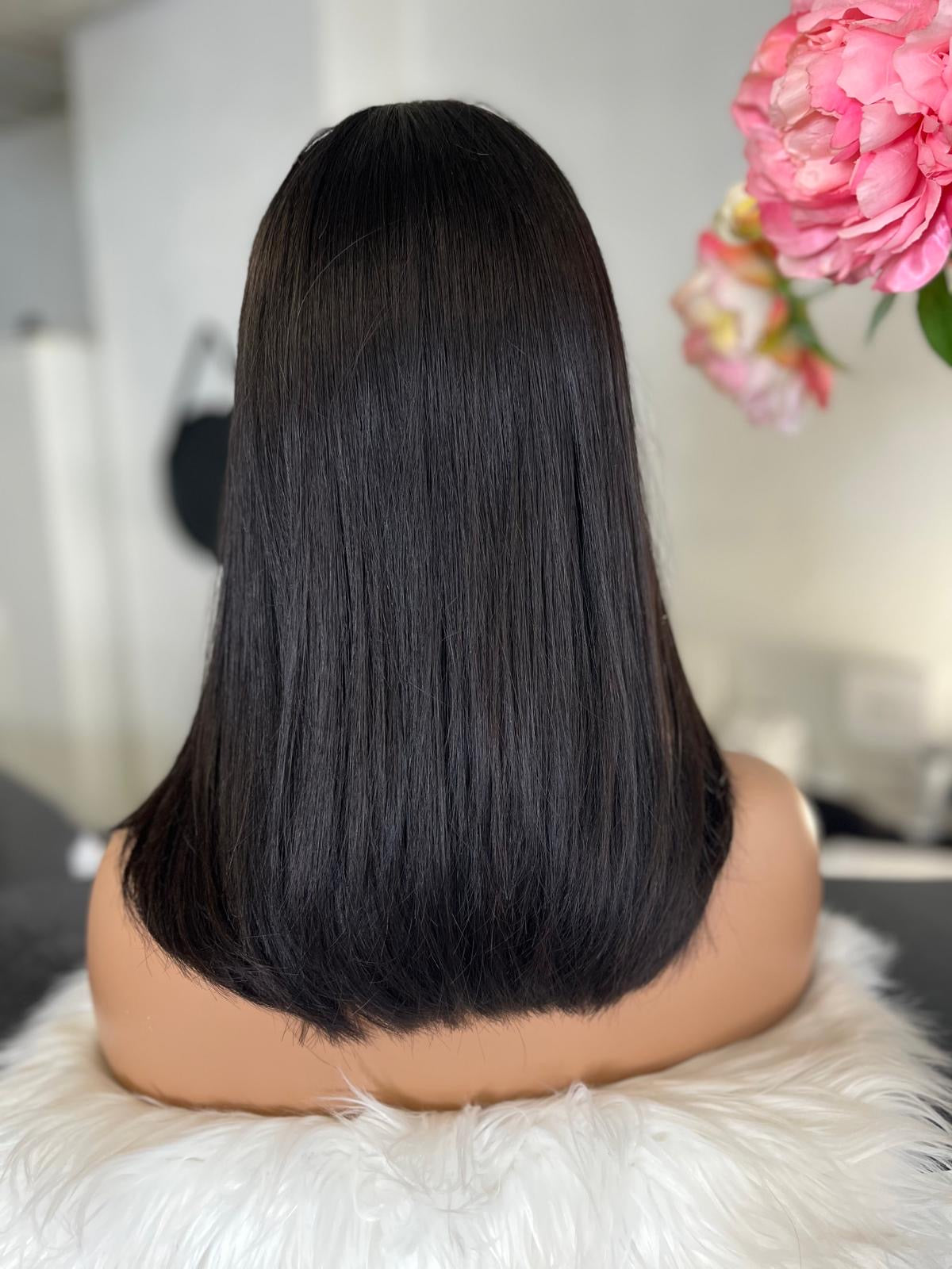 Cassandra - confort integral illusion + lace top / 16 inch / 150% Volume / european hair / small