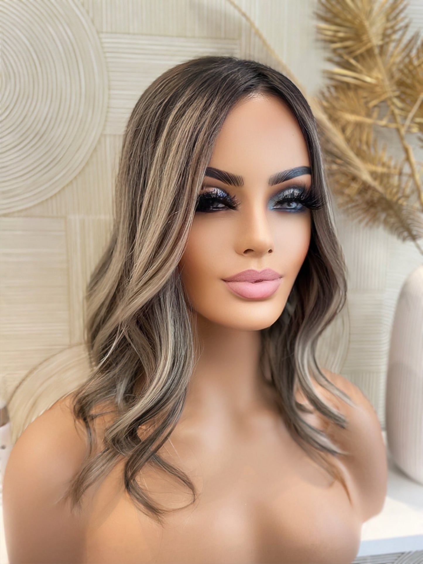.Topper linda - 5x5 inch lace base / 150 % / 16 inch / european hair