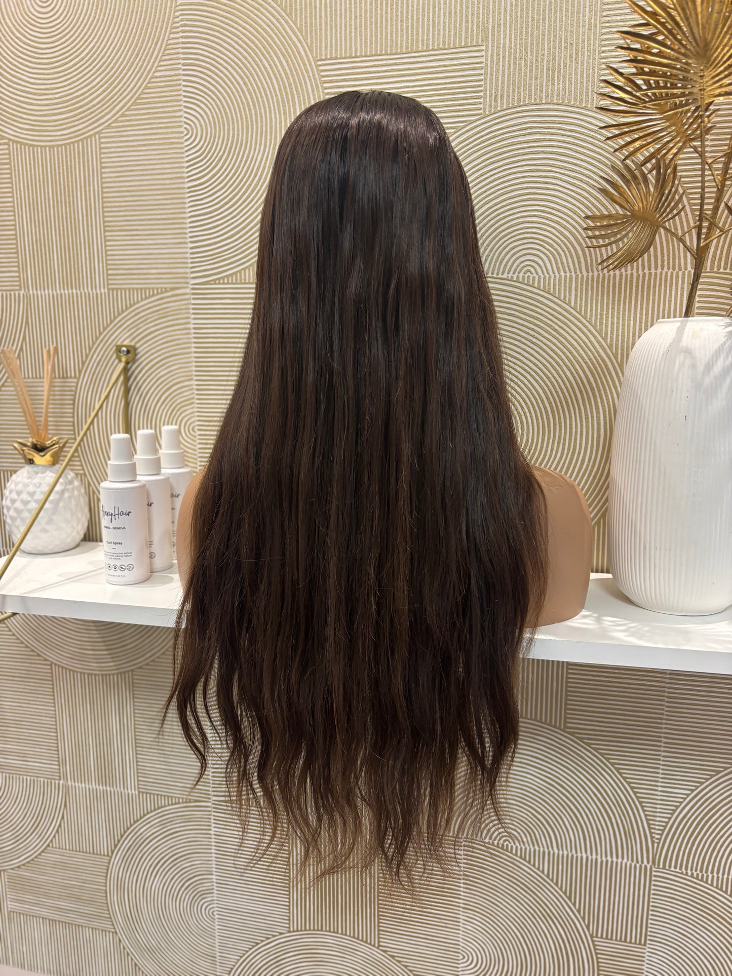 Louise - Integral + lace top / 26 inch / 150 % Volume / russian hair / small
