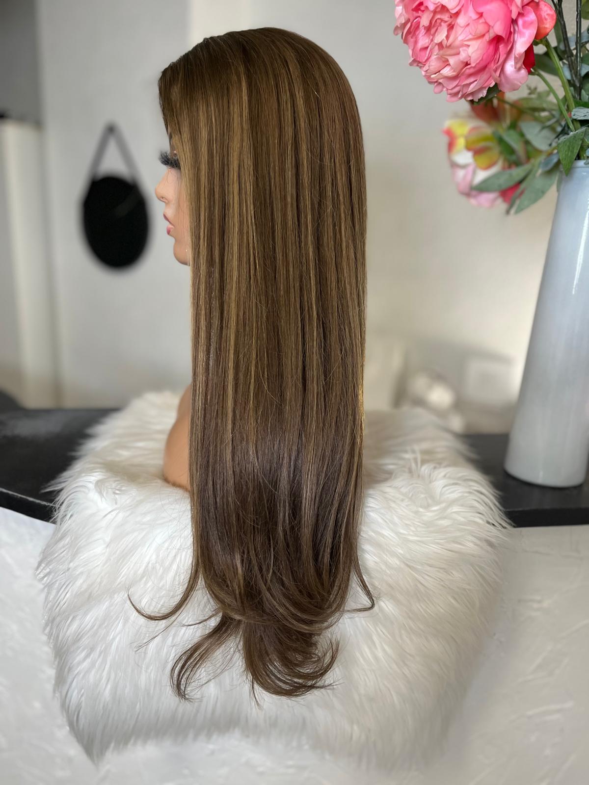 Valérie - confort integral illusion + lace top / 26 inch / 150% Volume / european hair / small