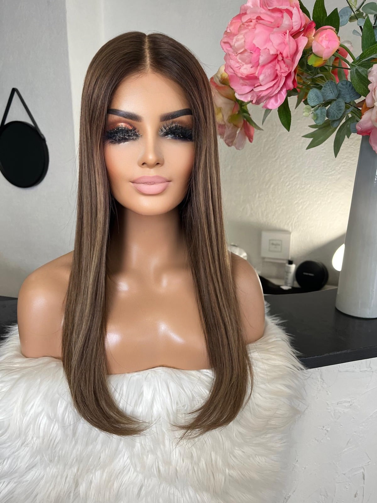 Sam - confort integral illusion + lace top / 18inch / 150% Volume / european hair / small