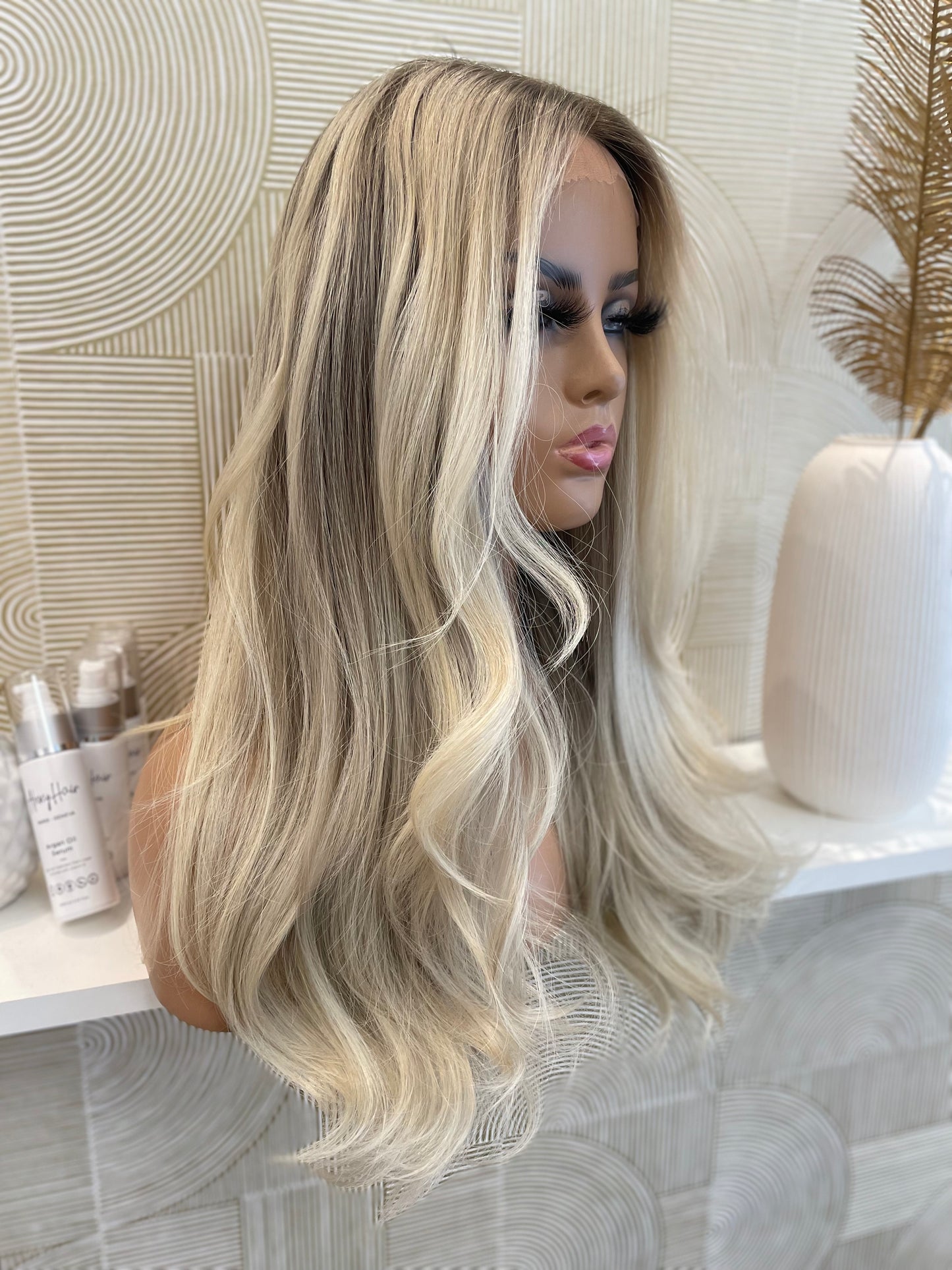 .winter - Integral + lace top / 22 inch / 180 % Volume / slavic hair