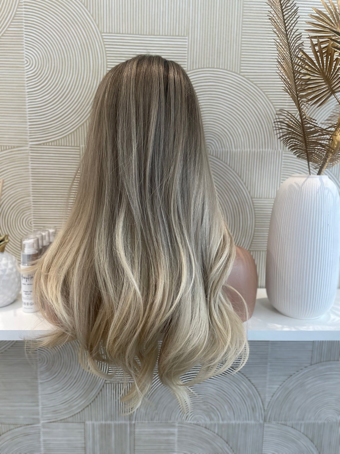 .Aline - Integral + lace top / 22 inch / 180 % Volume / slavic hair