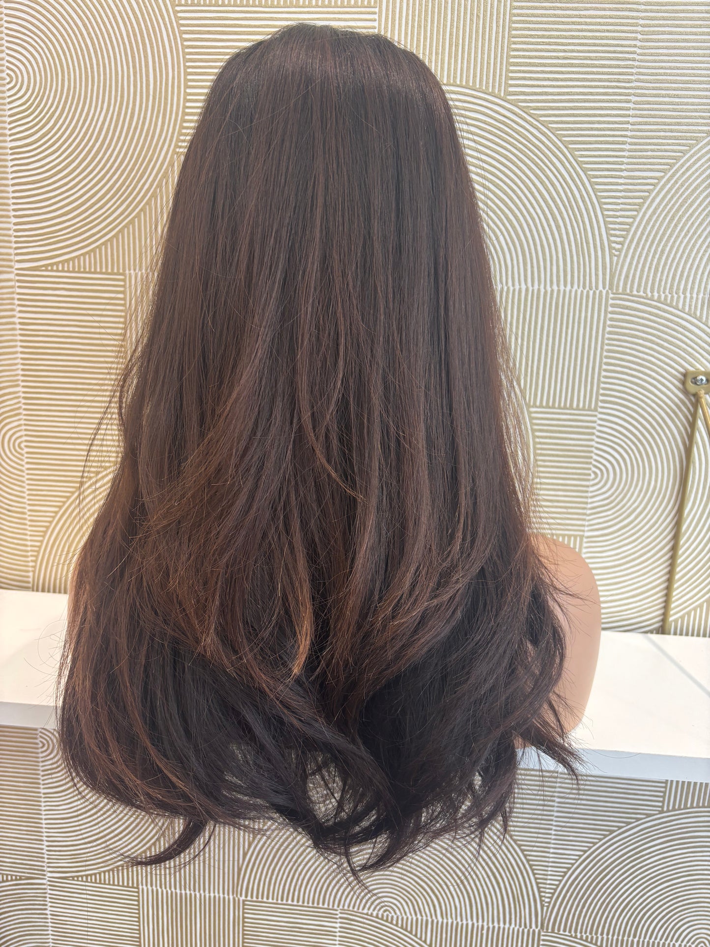 Carmen - Integral + lace top / 20 inch / 180 % Volume / european hair / small