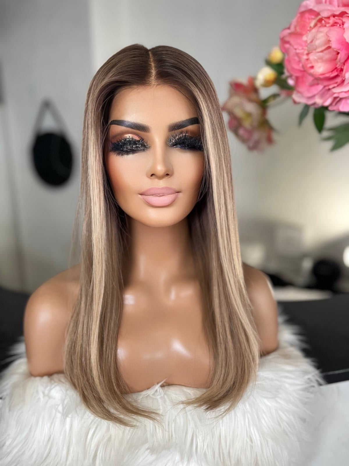 Lara - confort integral illusion + lace top / 20 inch / 150% Volume / european hair / small (Copie) (Copie)
