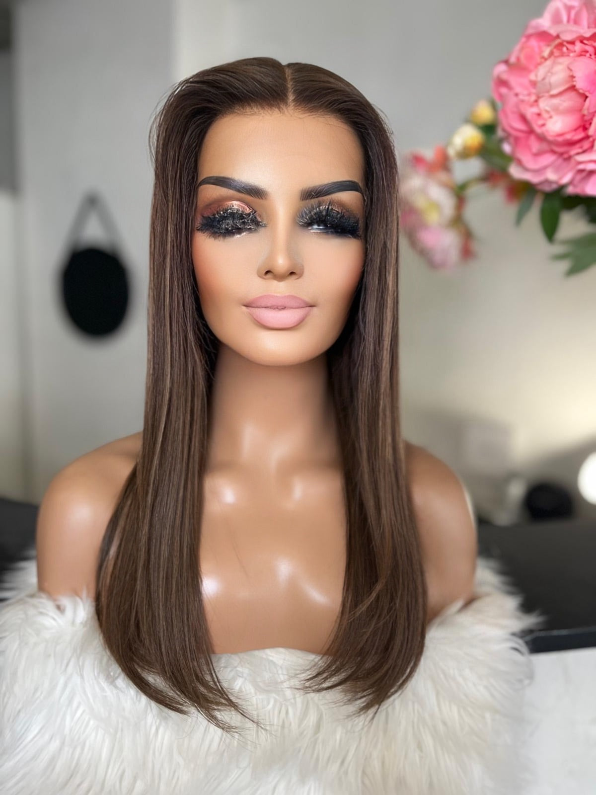 Karine - confort integral illusion + lace top / 20 inch / 150% Volume / european hair / small (Copie)