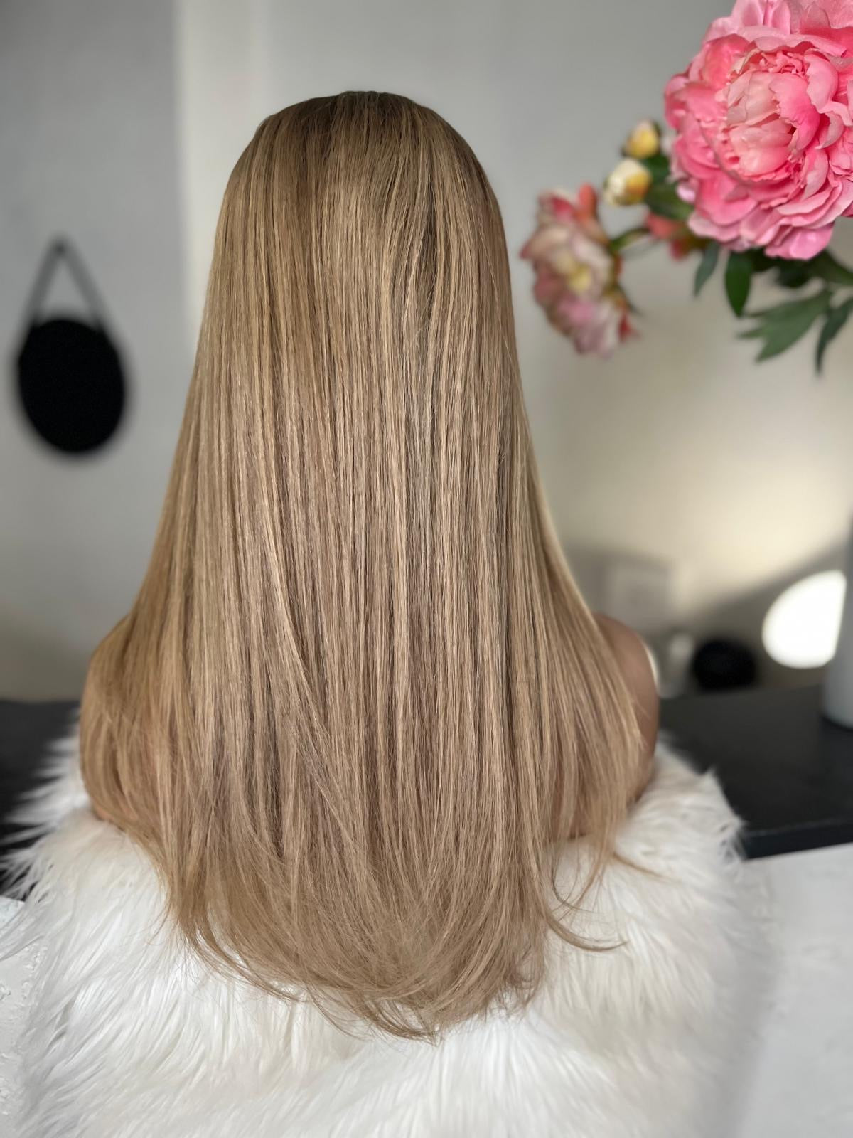 Lara - confort integral illusion + lace top / 20 inch / 150% Volume / european hair / small (Copie) (Copie)