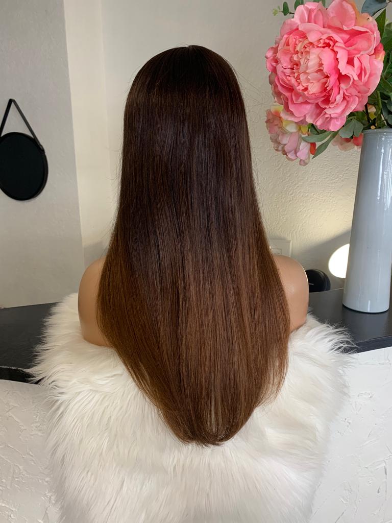 Anita - integral illusion + lace top / 20 inch / 130% Volume / european hair