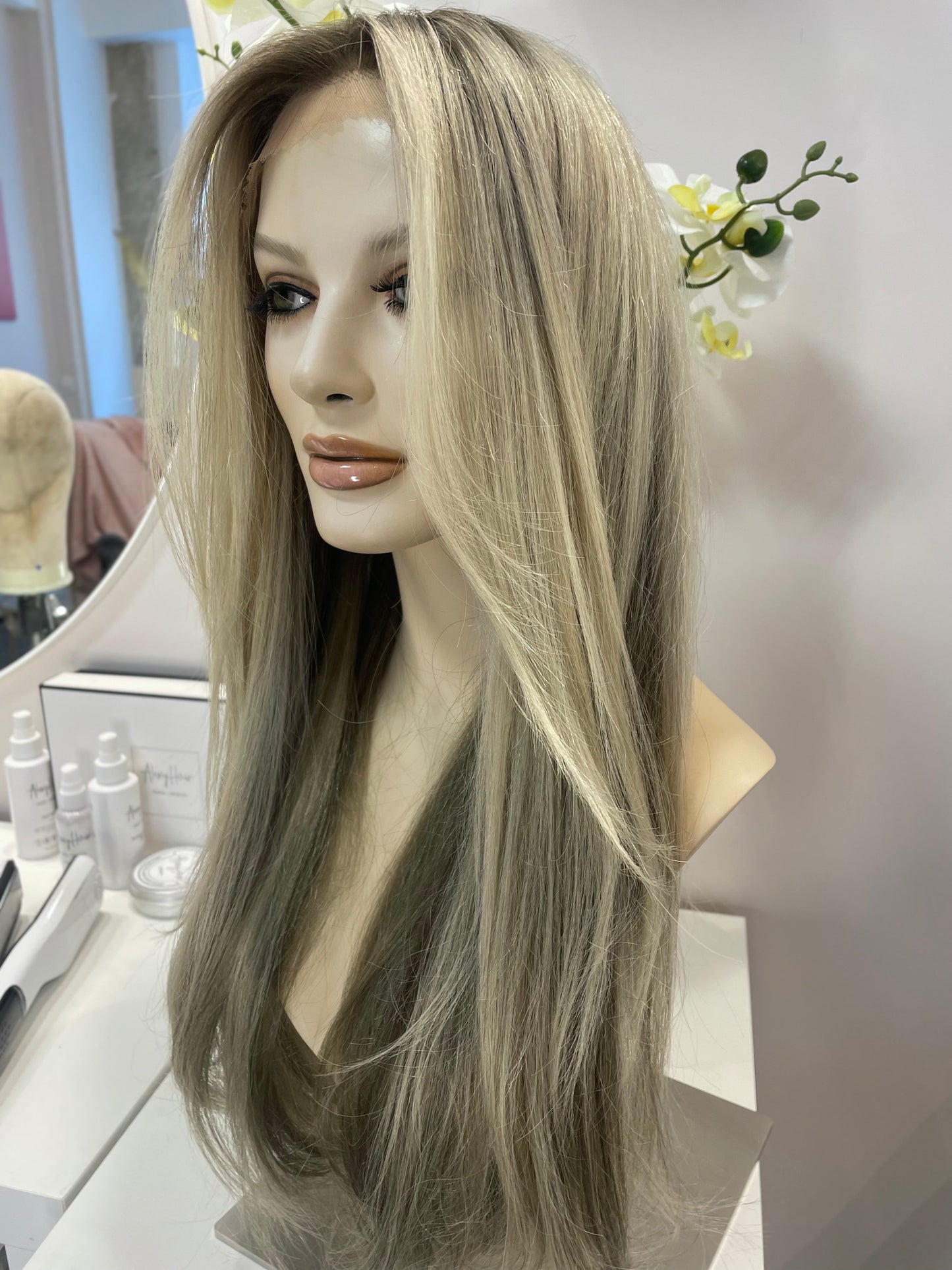 .Cassandra - Full length + lace top / 24 inch / 200% Volume / European hair