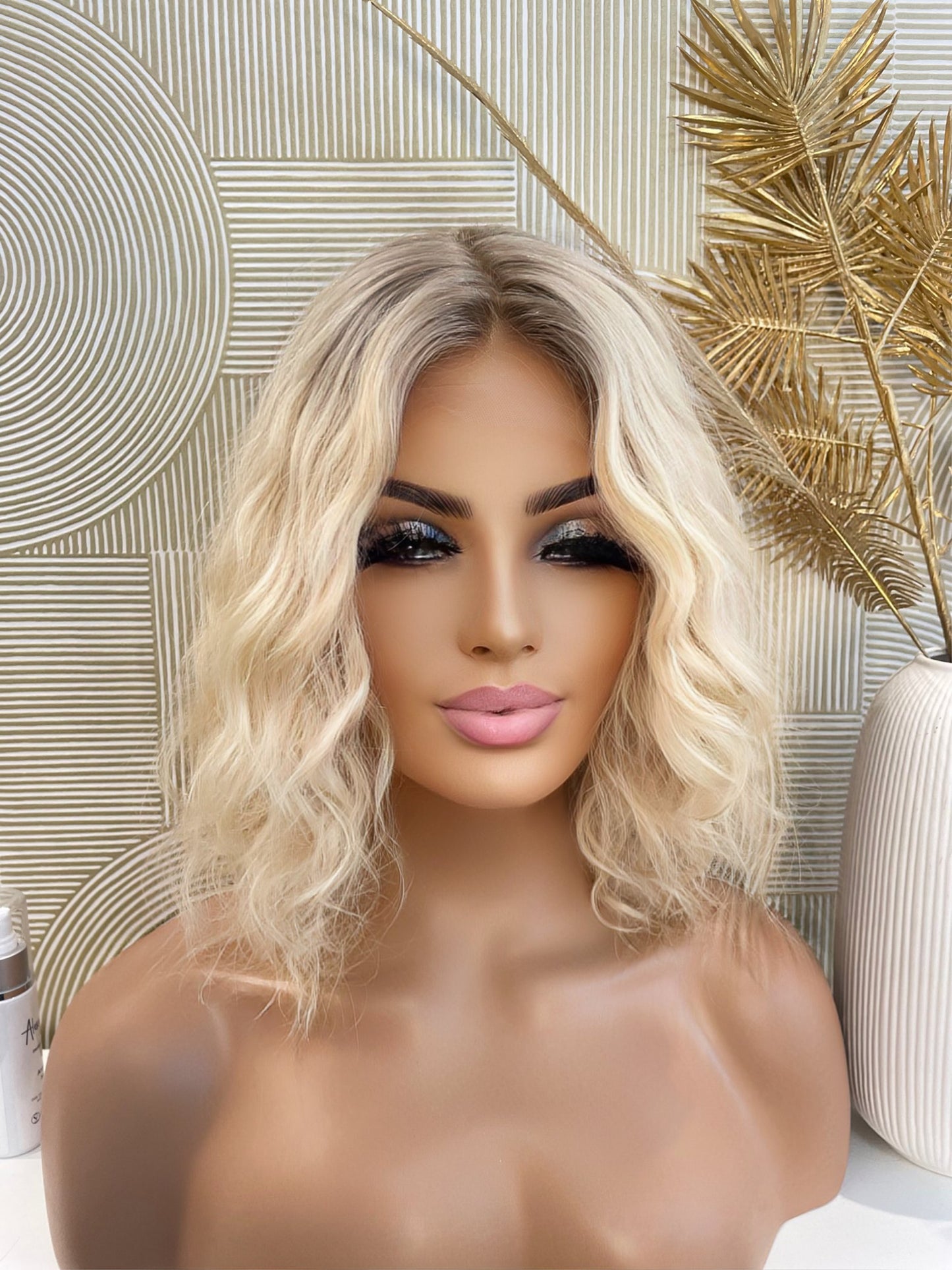 Debby - Confort integral plus + skin top / 12 inch / 150 % Volume / Russian hair / natural wavy / small