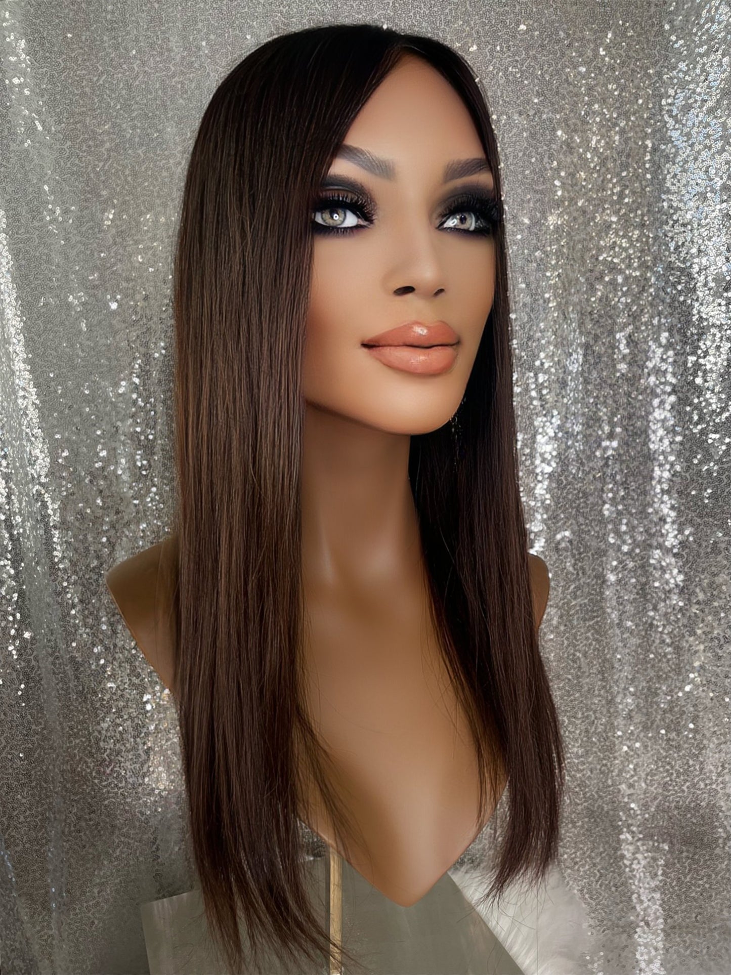 Topper Samantha - 6x6 inch / 130 % / 20 inch / european hair
