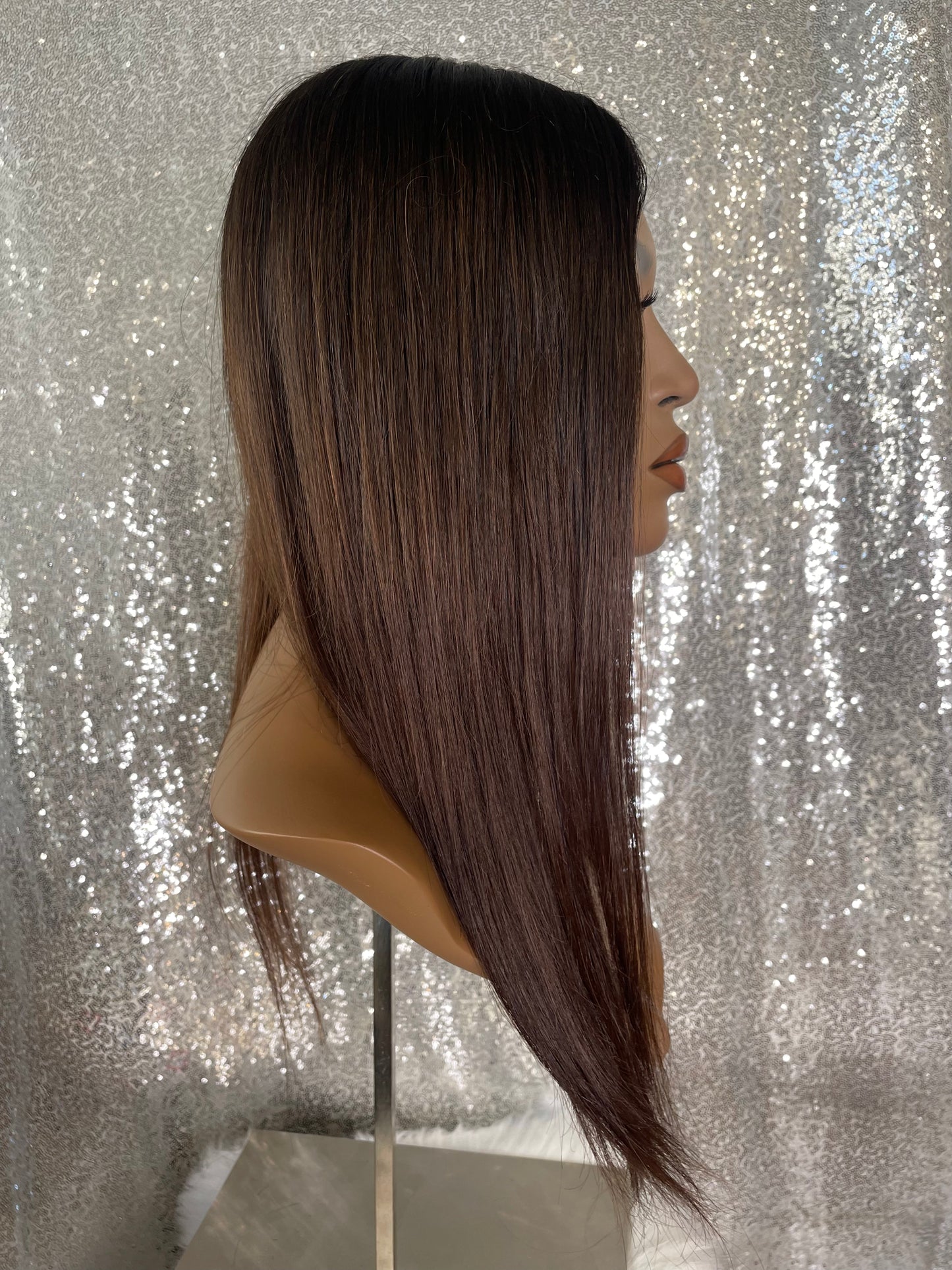 Topper Samantha - 6x6 inch / 130 % / 20 inch / european hair