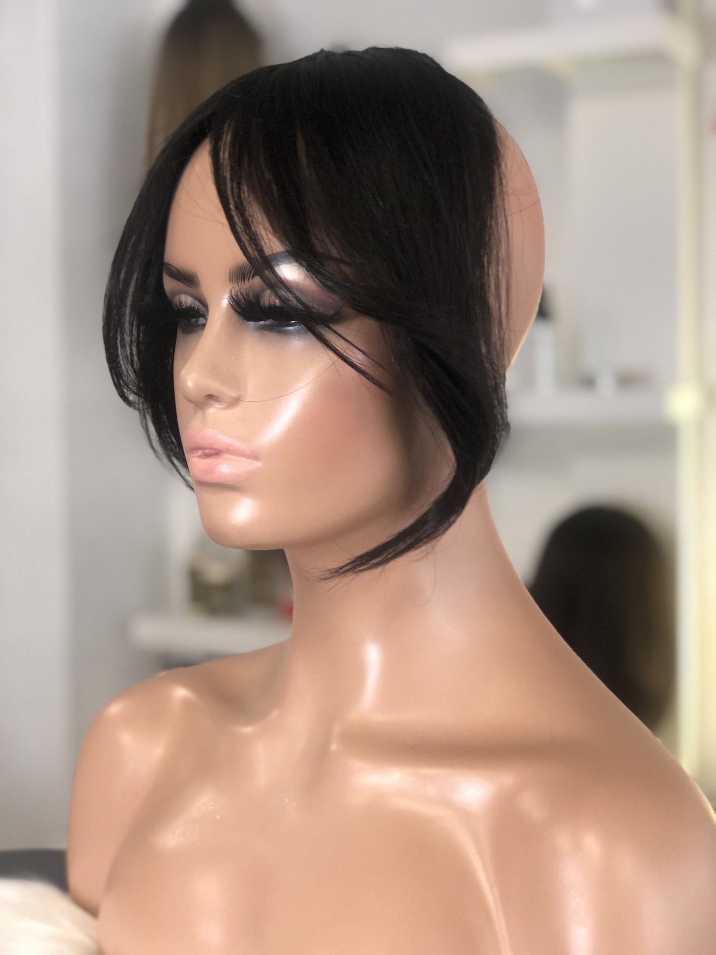 Alopecia Medical wigs full lace front lace human hair perruque cheveux naturels perucken