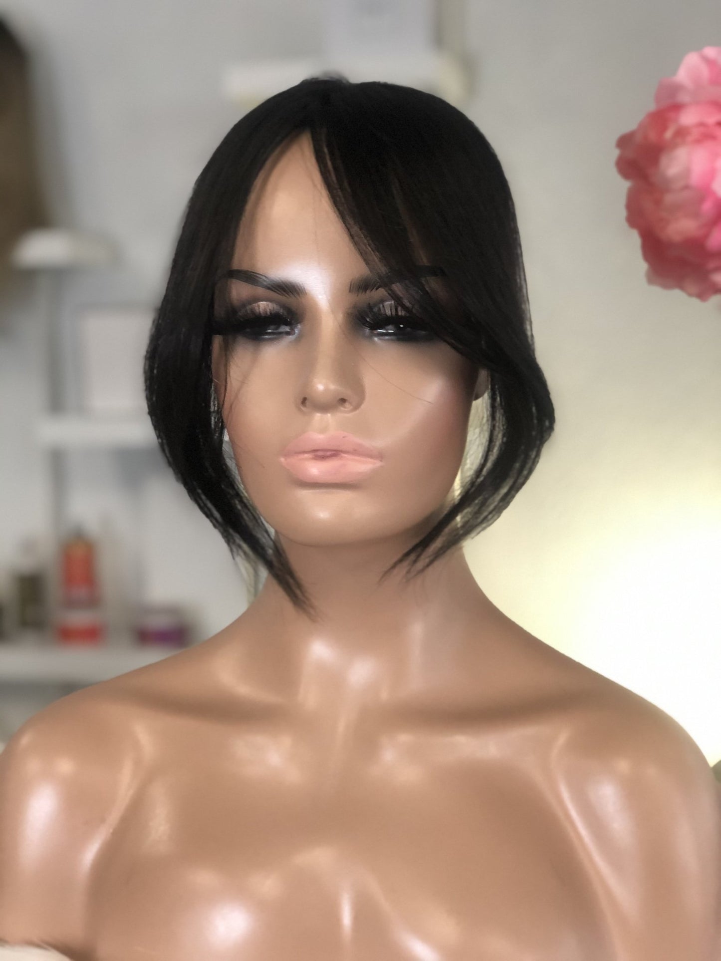 Alopecia Medical wigs full lace front lace human hair perruque cheveux naturels perucken