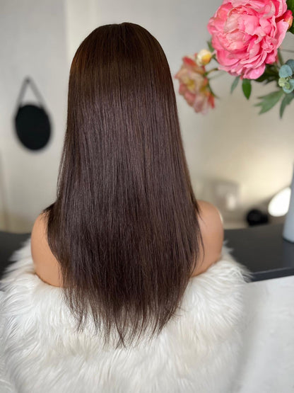 Melinda  -  confort integral illusion + lace top / 20 inch / 150% Volume / european hair / small