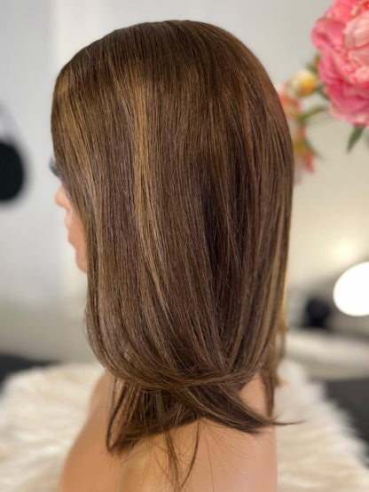 Berenice  -  confort integral illusion + lace top / 14 inch / 150% Volume / european hair / small