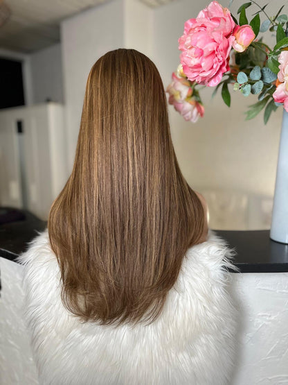 Clarisse   -  confort integral illusion + lace top / 24 inch / 150% Volume / european hair / small