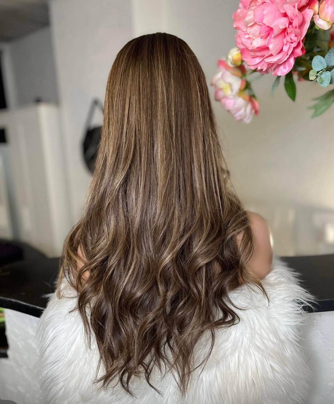 Mandy  -  confort integral illusion + lace top / 24 inch / 150% Volume / european hair / small