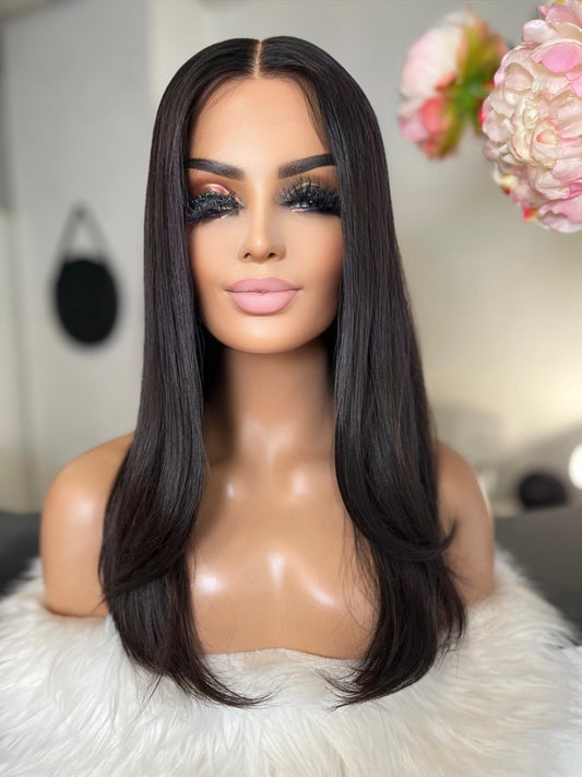 Ruby -  confort integral illusion + lace top / 20 inch / 150% Volume / european hair / small