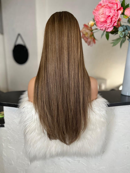 Mandy  -  confort integral illusion + lace top / 26 inch / 150% Volume / european hair / small (Copie)