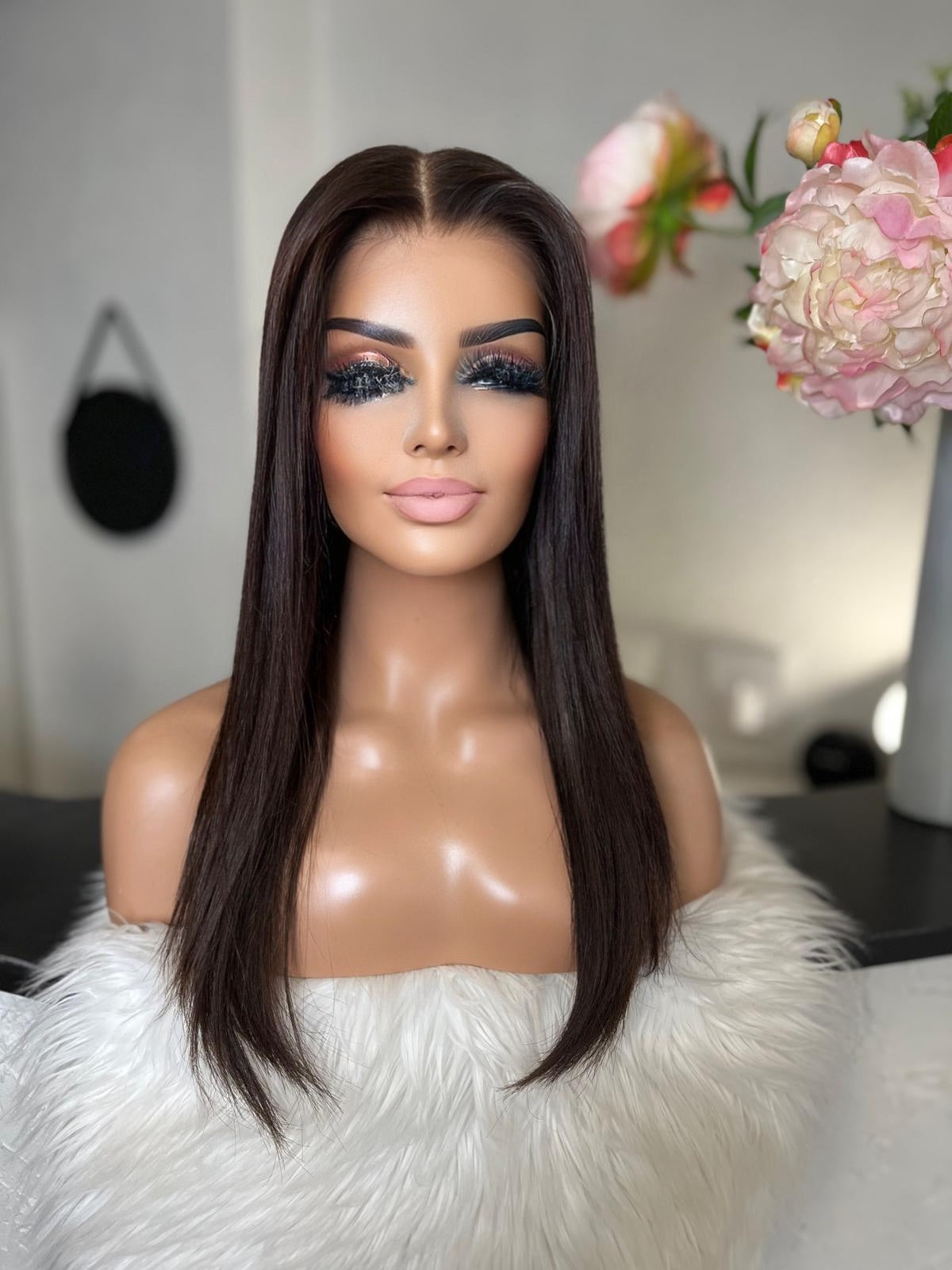 Leonore  -  confort integral illusion + lace top / 22 inch / 150% Volume / european hair / small