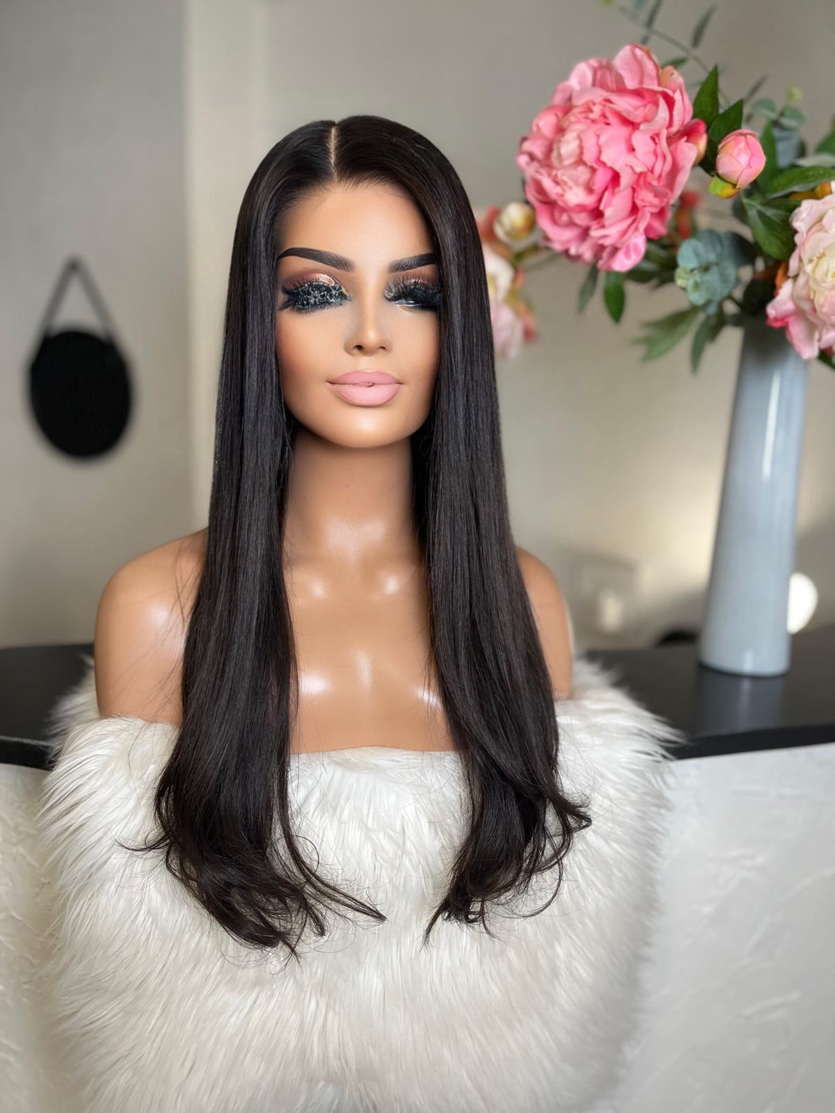 Carmen - illusion integral + lace top  / 26 inch / 150 % Volume / European hair / small