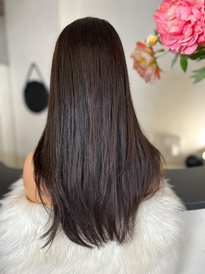 Fanny  -  confort integral illusion + lace top / 20 inch / 150% Volume / european hair / small (Copie)