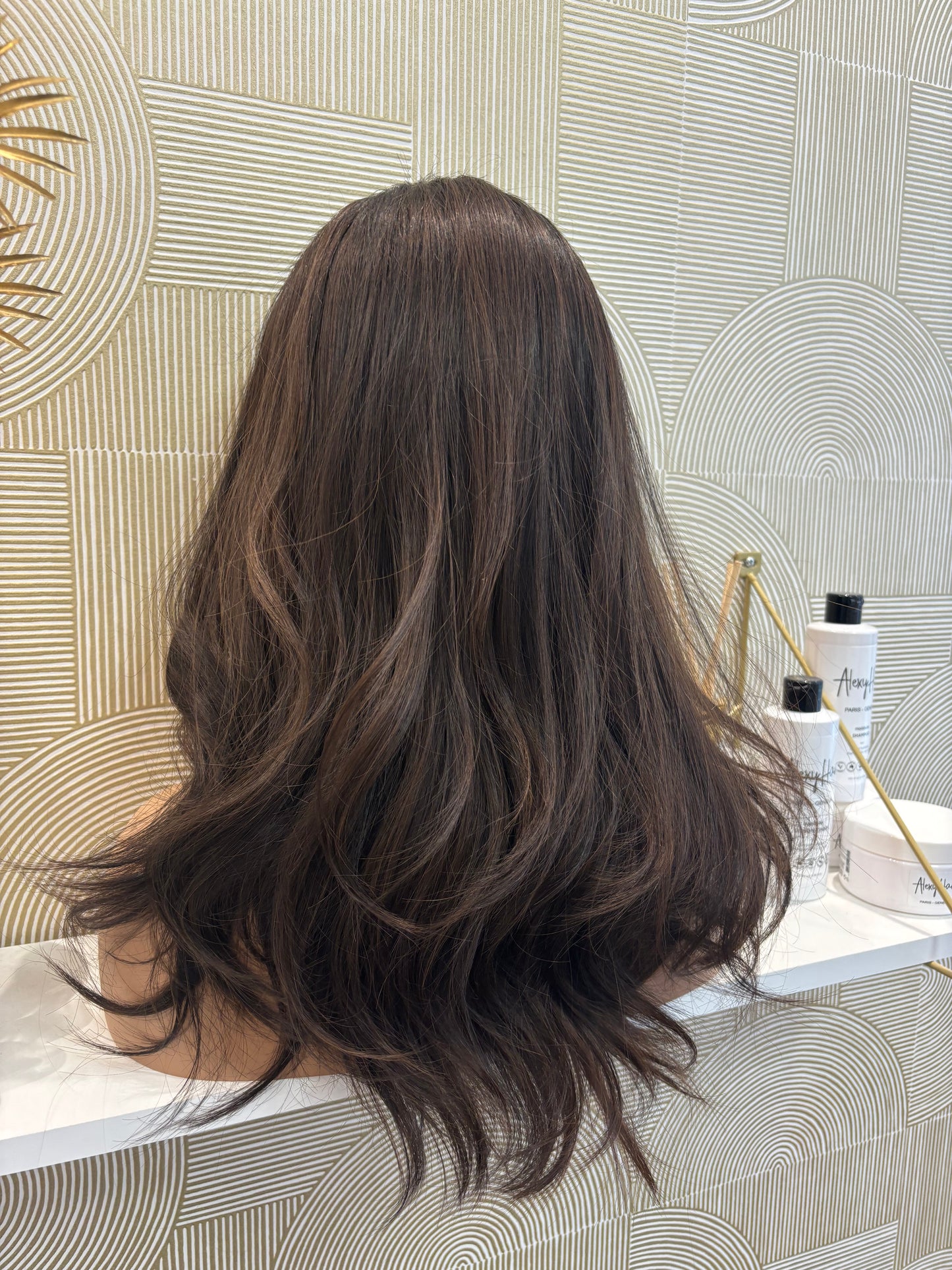 Marta  -  confort integral illusion + lace top / 16 inch / 150% Volume / european hair / small