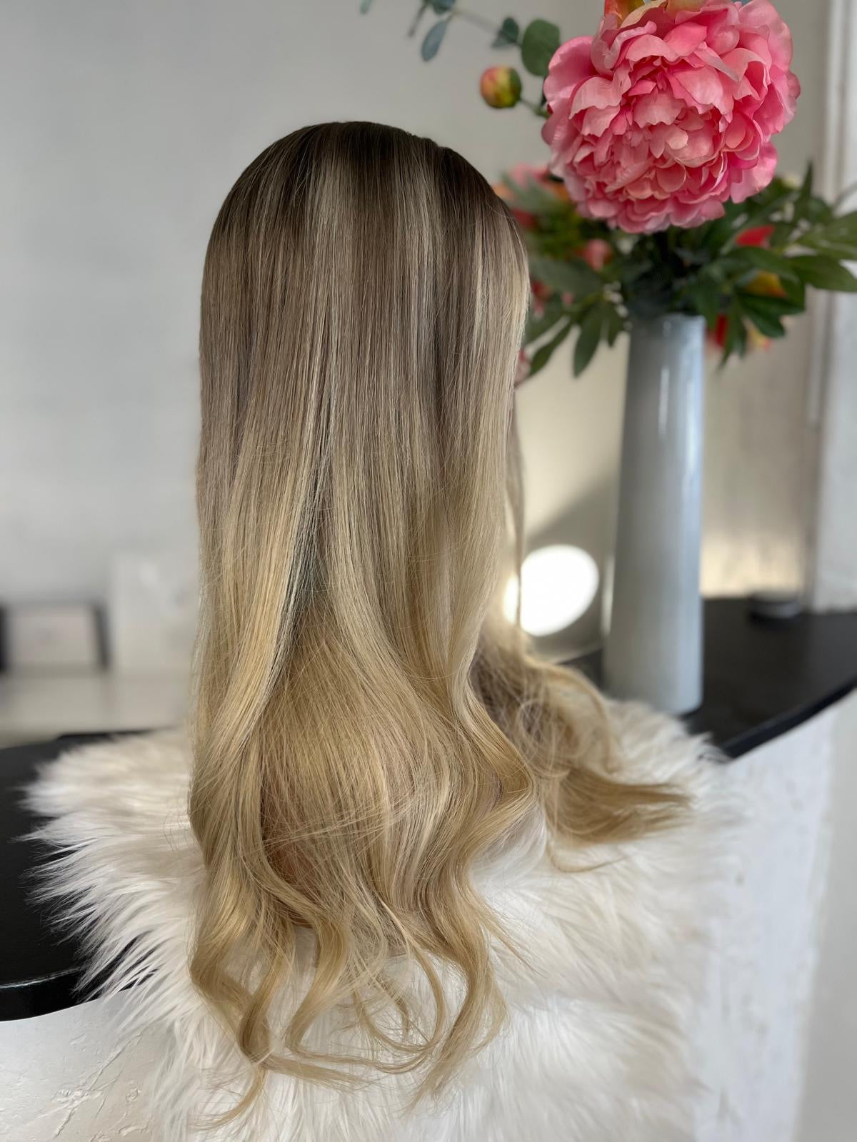 Helena -   illusion + lace top / 26 inch / 150% Volume / european hair / small