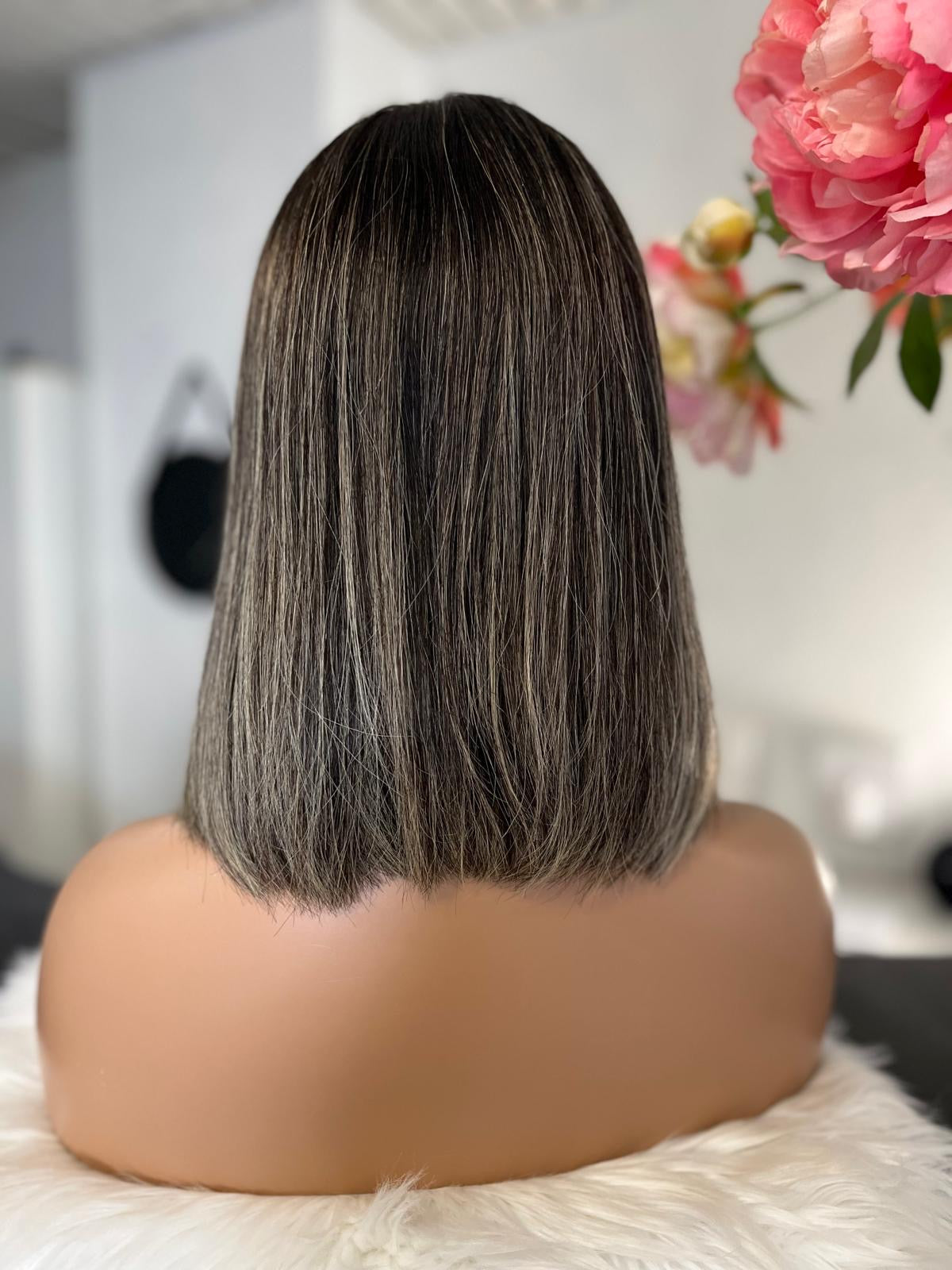 Jennifer  -  confort integral illusion + lace top / 14 inch / 150% Volume / european hair / small