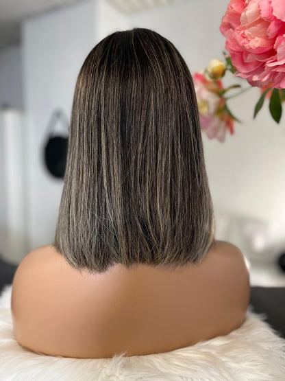 Jennifer  -  confort integral illusion + lace top / 14 inch / 150% Volume / european hair / small