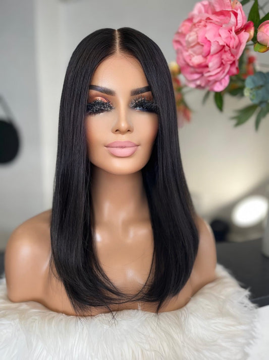 Virginie  -  confort integral illusion + lace top / 18 inch / 150% Volume / european hair / small