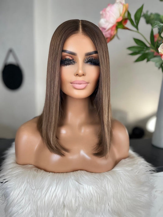 Berenice  -  confort integral illusion + lace top / 16 inch / 150% Volume / european hair / small