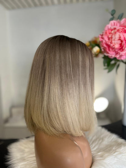 Barbara  -  confort integral illusion + lace top / 14 inch / 150% Volume / european hair / small