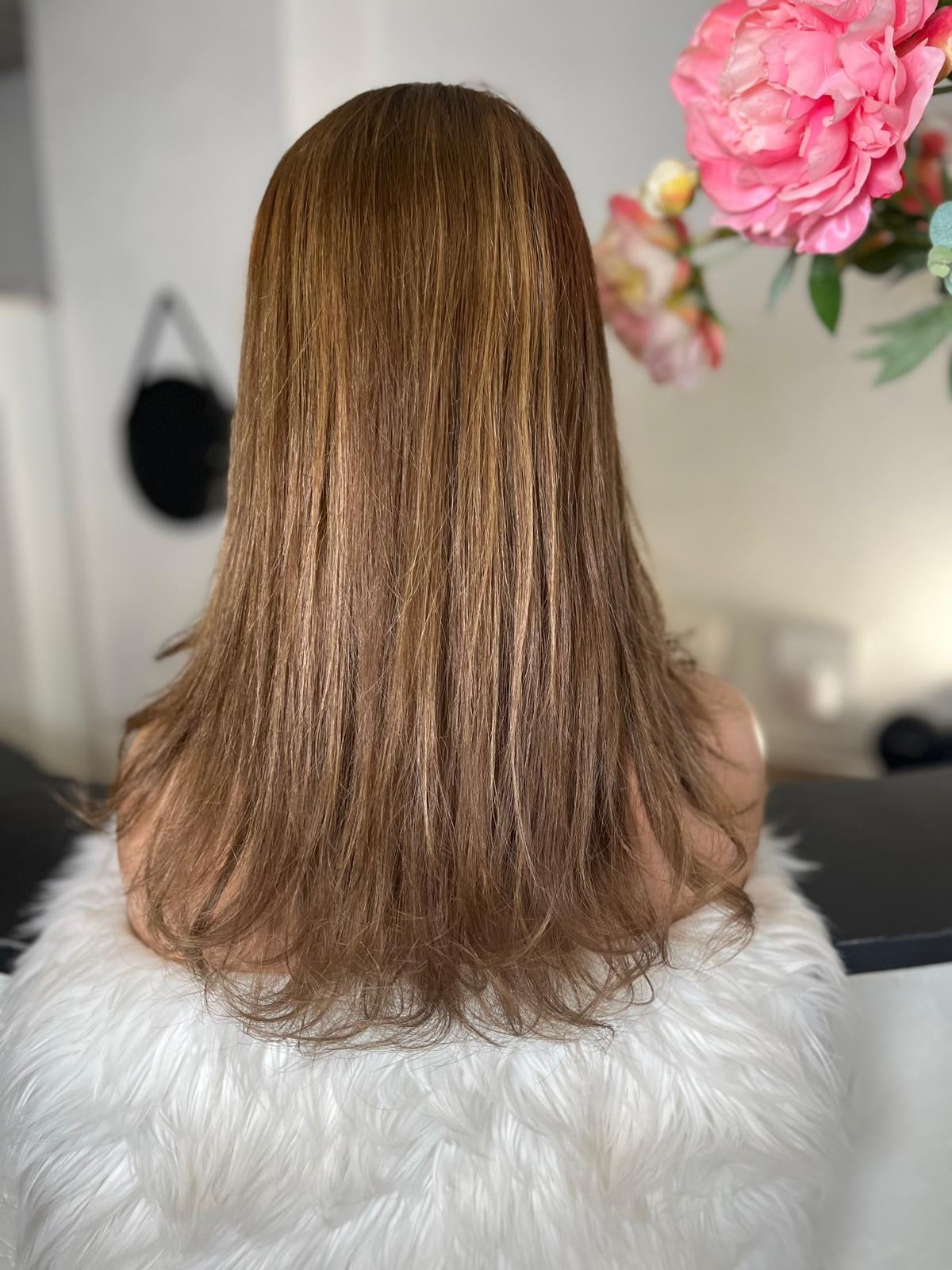 Estelle  -  confort integral illusion + lace top / 16 inch / 150% Volume / european hair / small