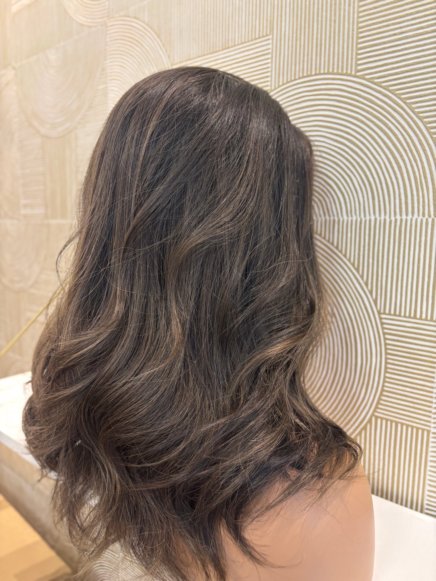 Yasmine  - Integral + lace top  / 16 inch / 150 % Volume / european hair / small