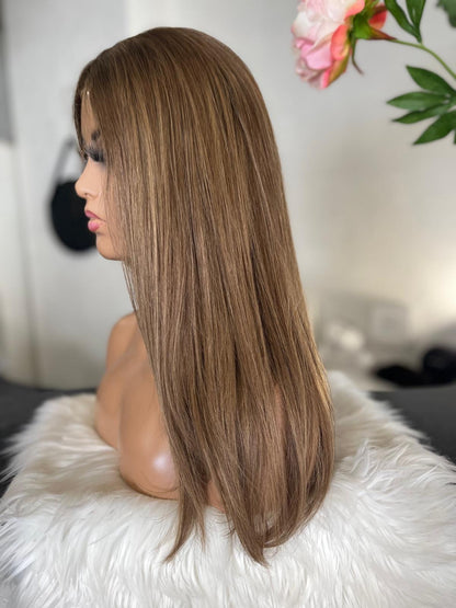Fanny -  confort integral illusion + lace top /20 inch  / 150% Volume / european hair / small